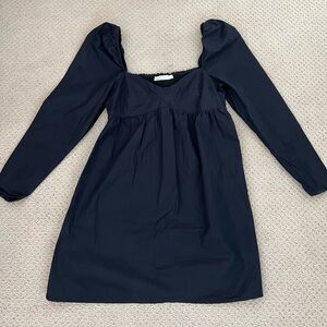 Oak + Fort black mini dress